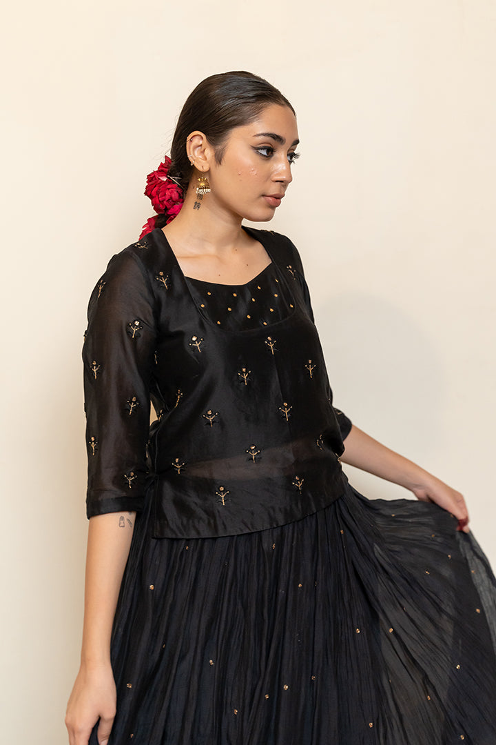 Heer Kanchadi Set - Black