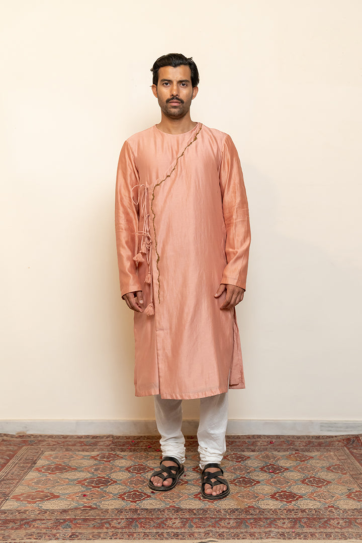 Rooman Kurta - Pearl Pink