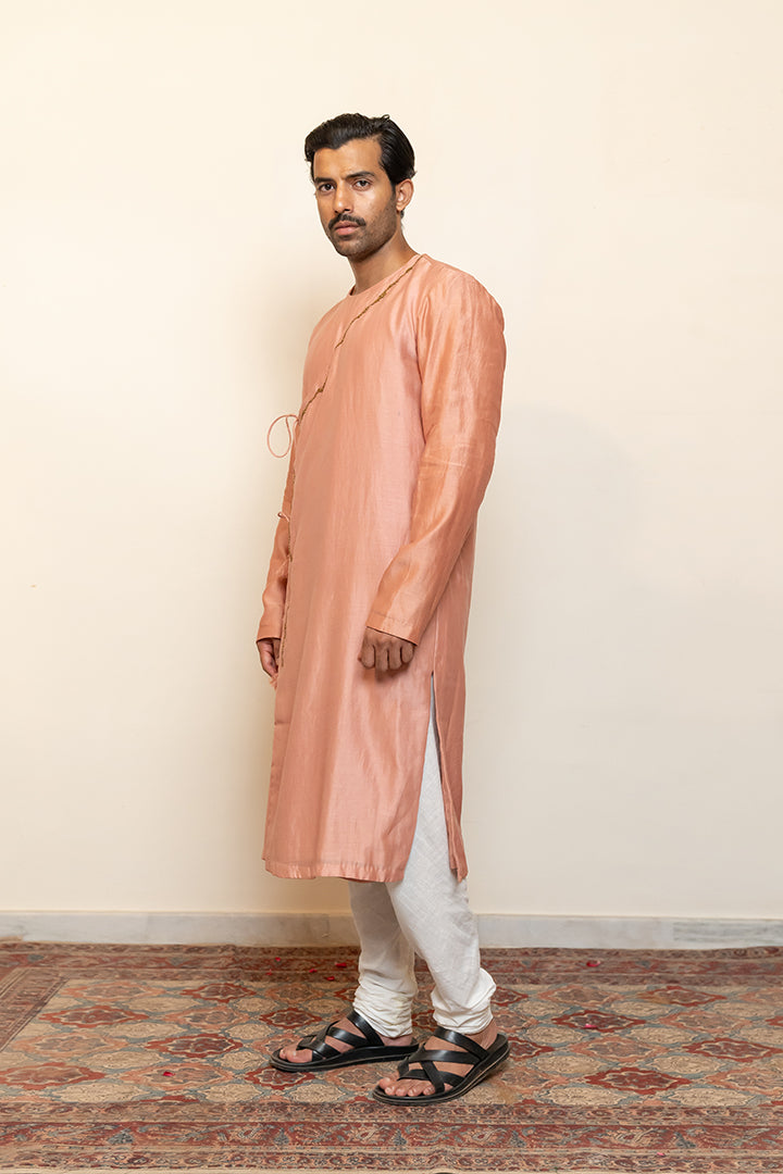 Rooman Kurta - Pearl Pink