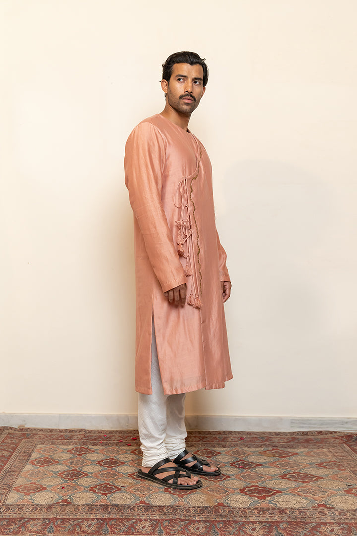 Rooman Kurta - Pearl Pink