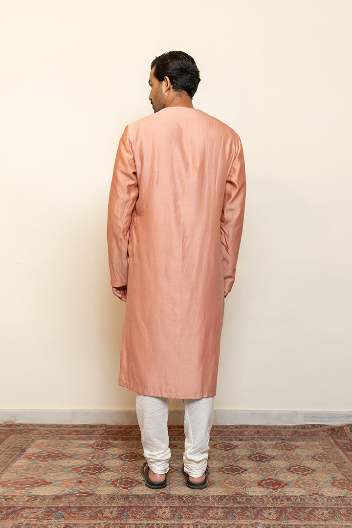 Rooman Kurta - Pearl Pink