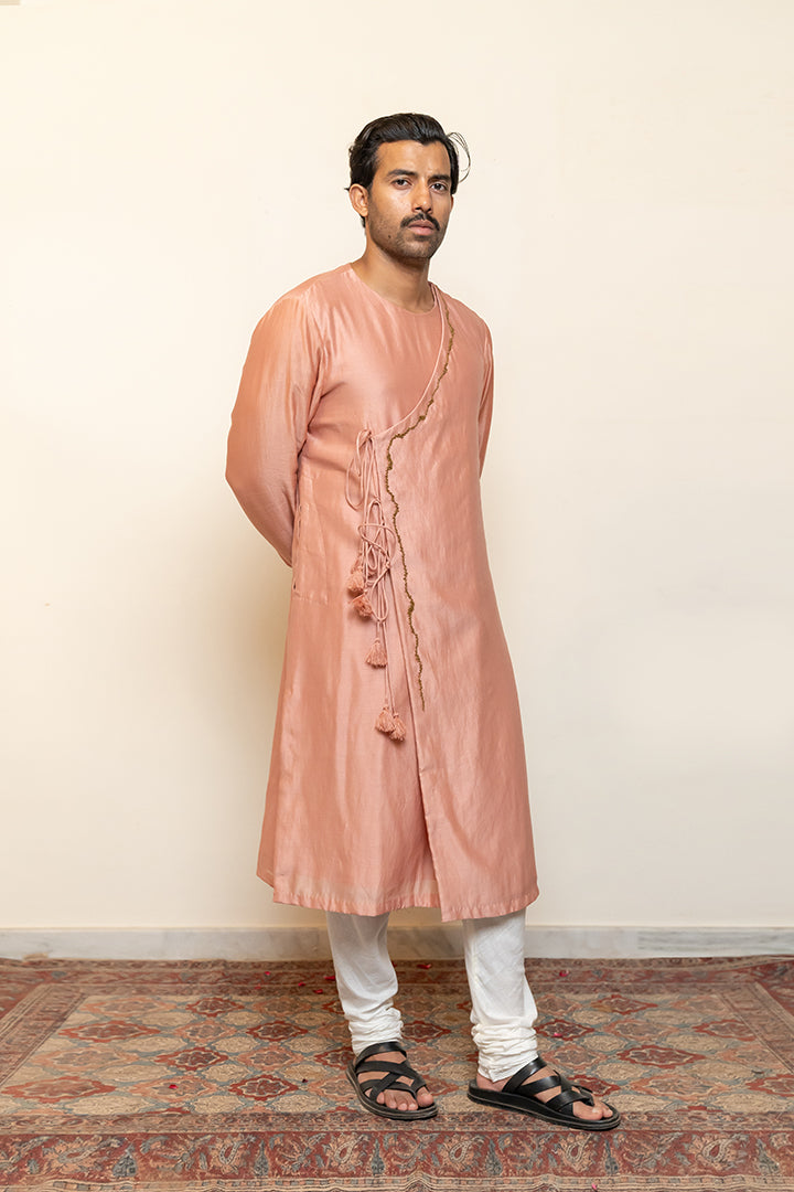 Rooman Kurta - Pearl Pink