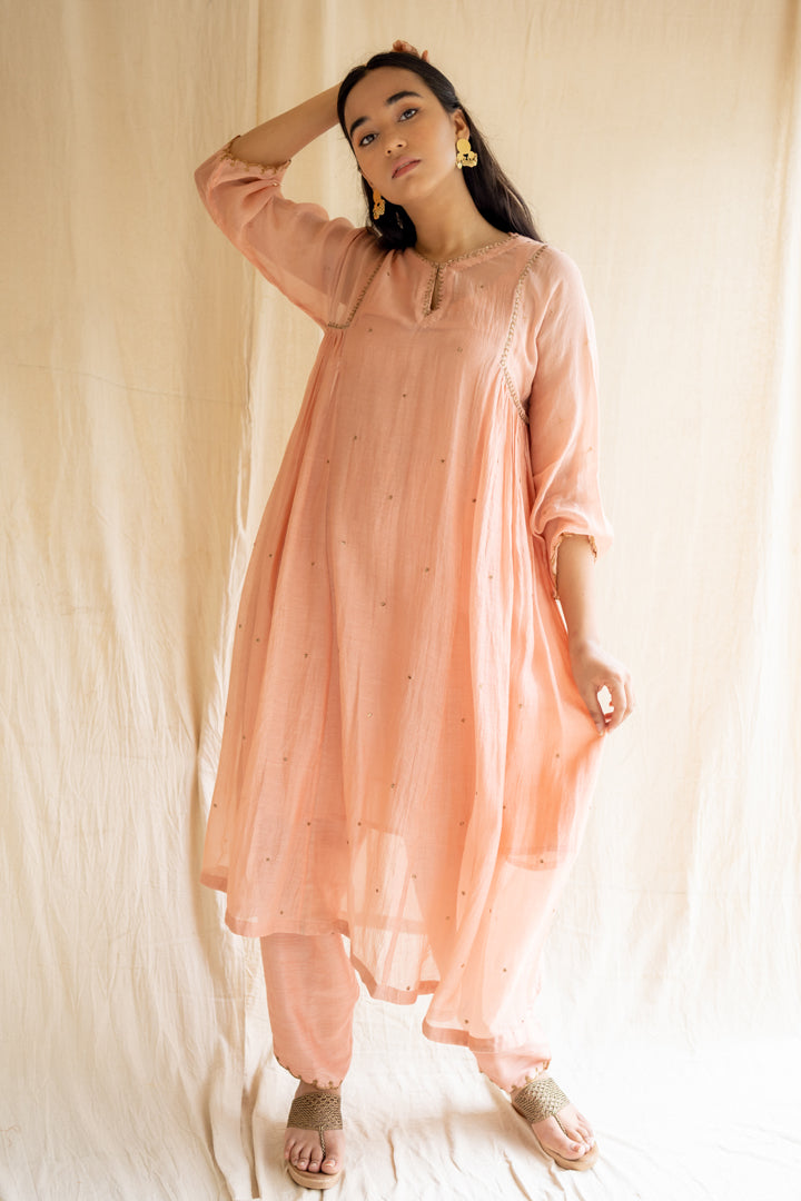 Blush Arsh Kurta Set