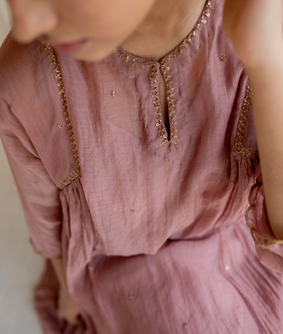 Old Rose Arsh Kurta