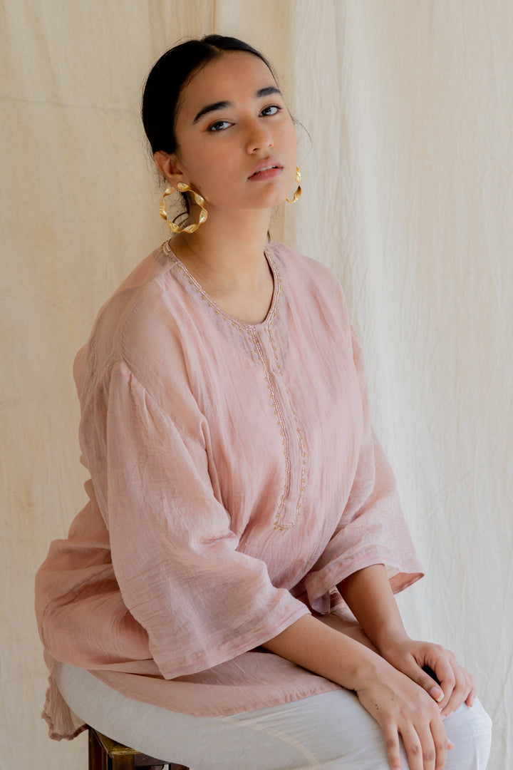 Blush Itar Kurti