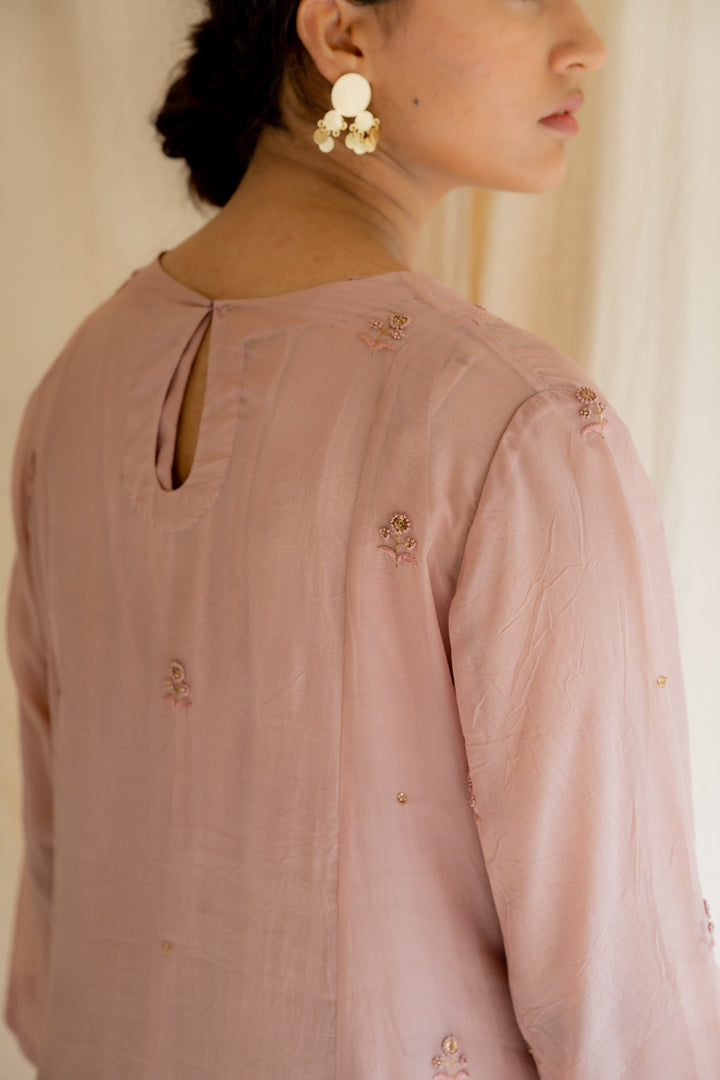 Old Rose Abha Kurta Set