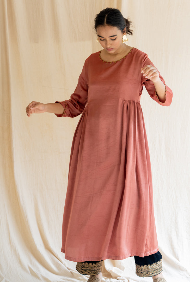 Cherry Red Taar Kurta