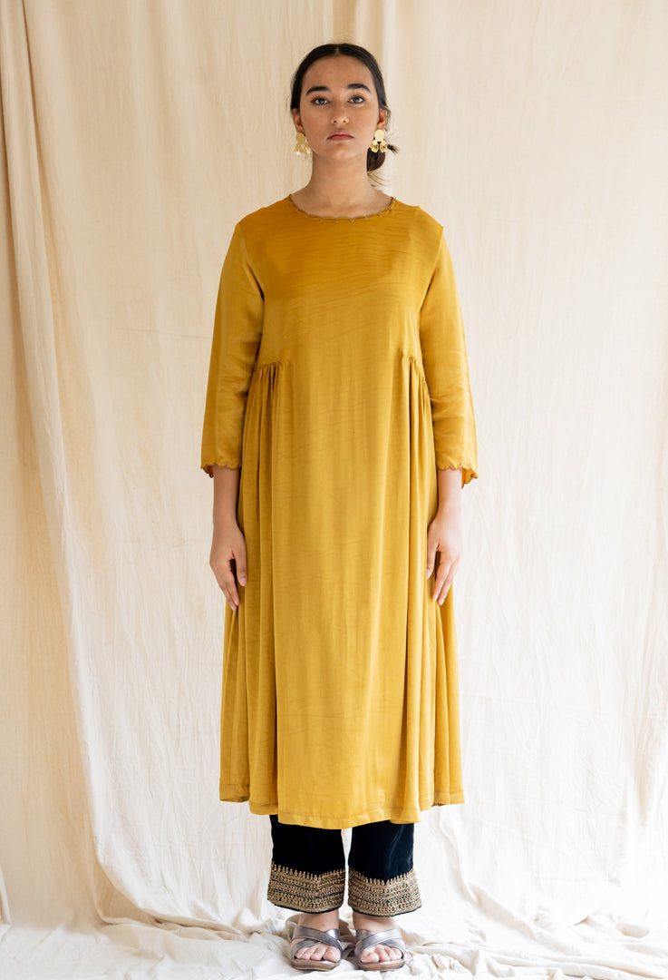 Mustard Taar Kurta