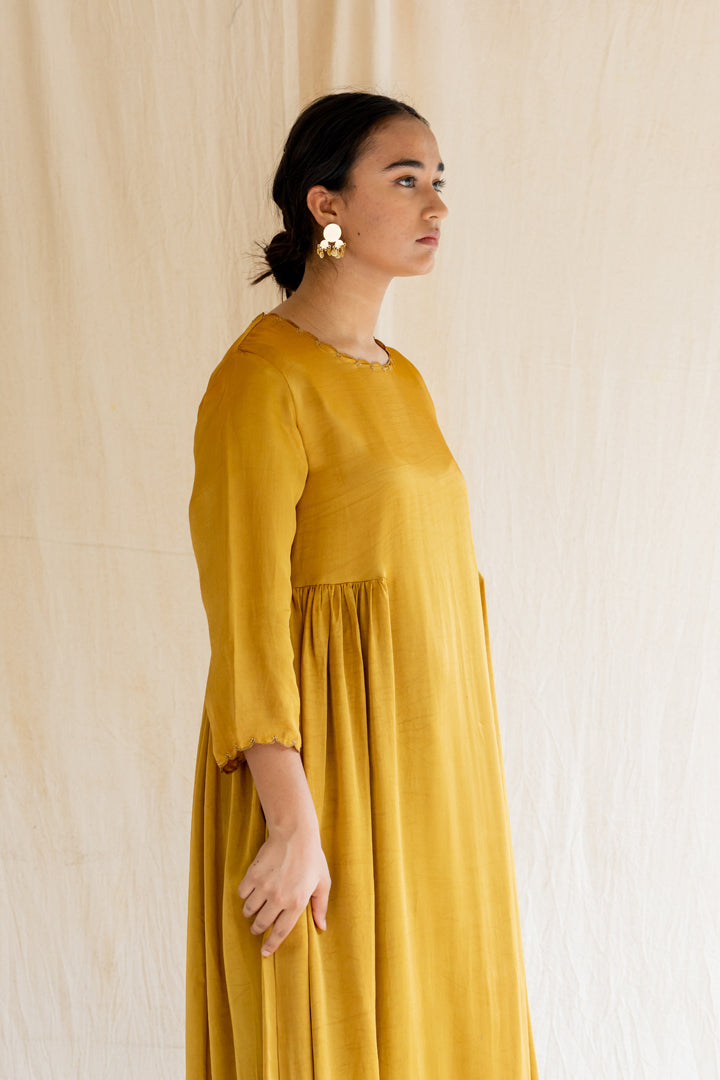 Mustard Taar Kurta