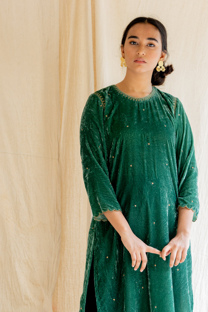 Aqua Green Imaan Kurta