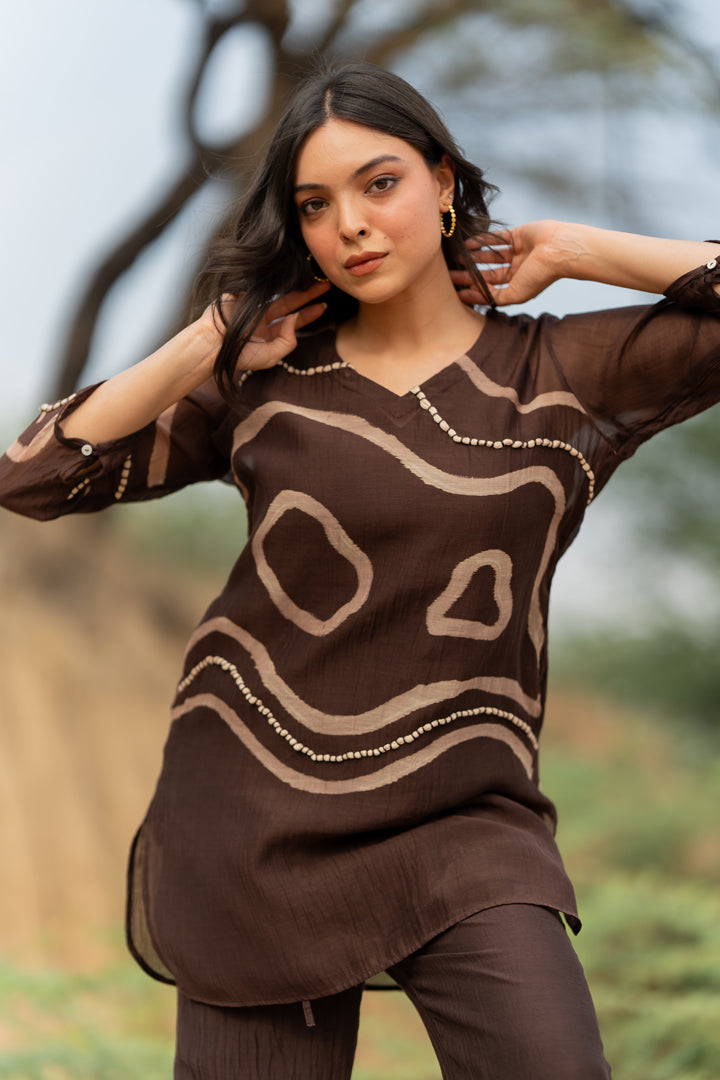 Brown arsa set