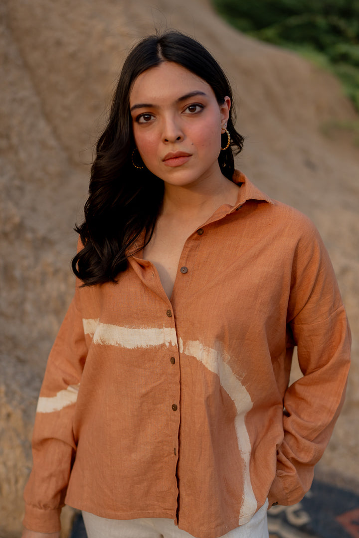 Pastel orange rio shirt