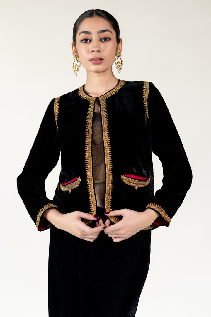 Black Dilruba Jacket