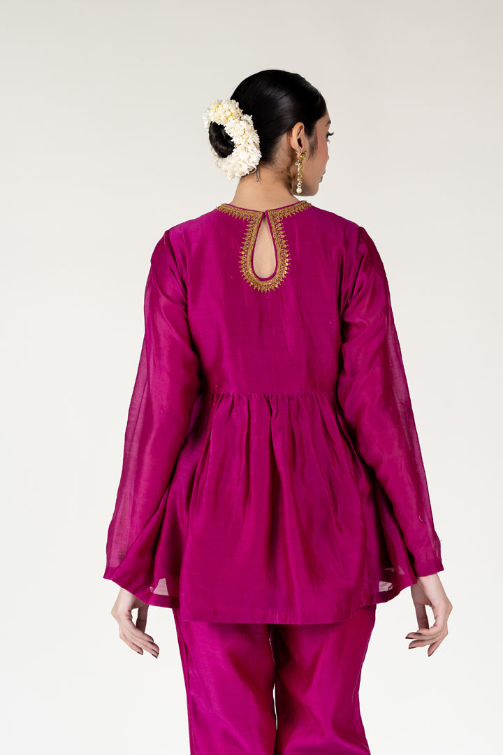 Magenta Pink Ranihaar Top