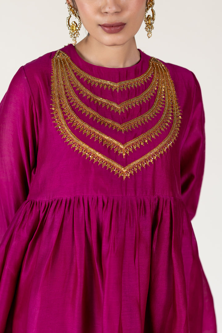 Magenta Pink Ranihaar Top