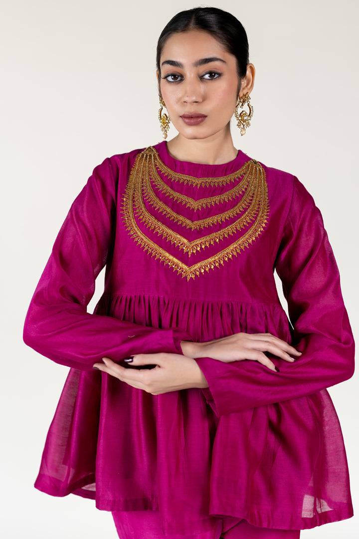 Magenta Pink Ranihaar Top