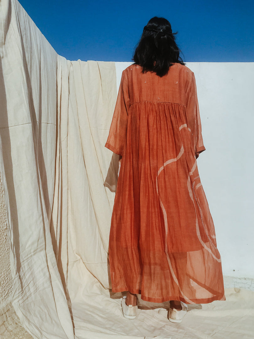 Rust Arazi Dress