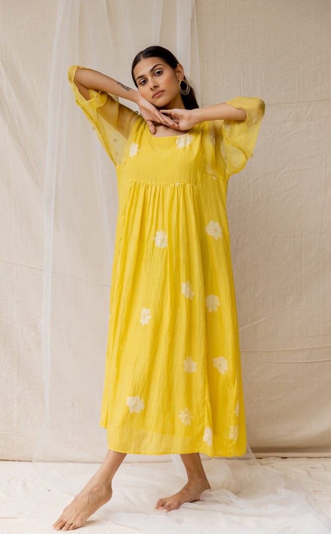 Yellow Dainty Daisy Dress