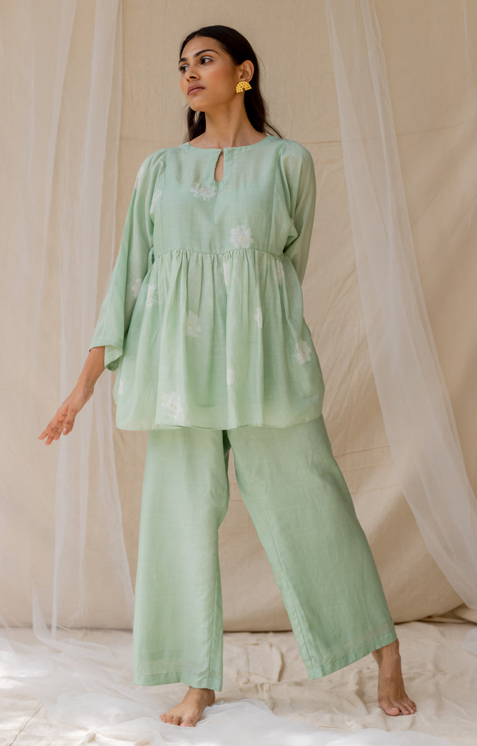 Mint Dancing Daisy Co-ord Set (Set of 2)