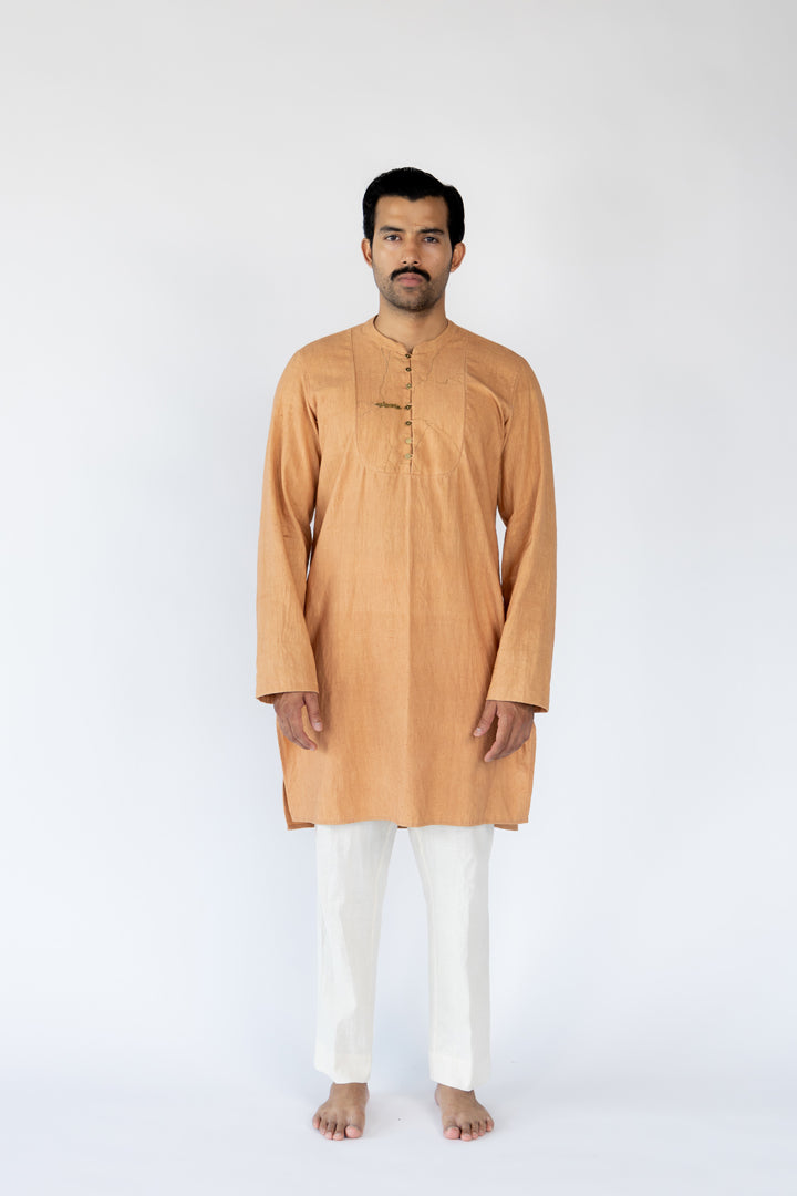 Rust Sakura Kurta Set (Set of 2)