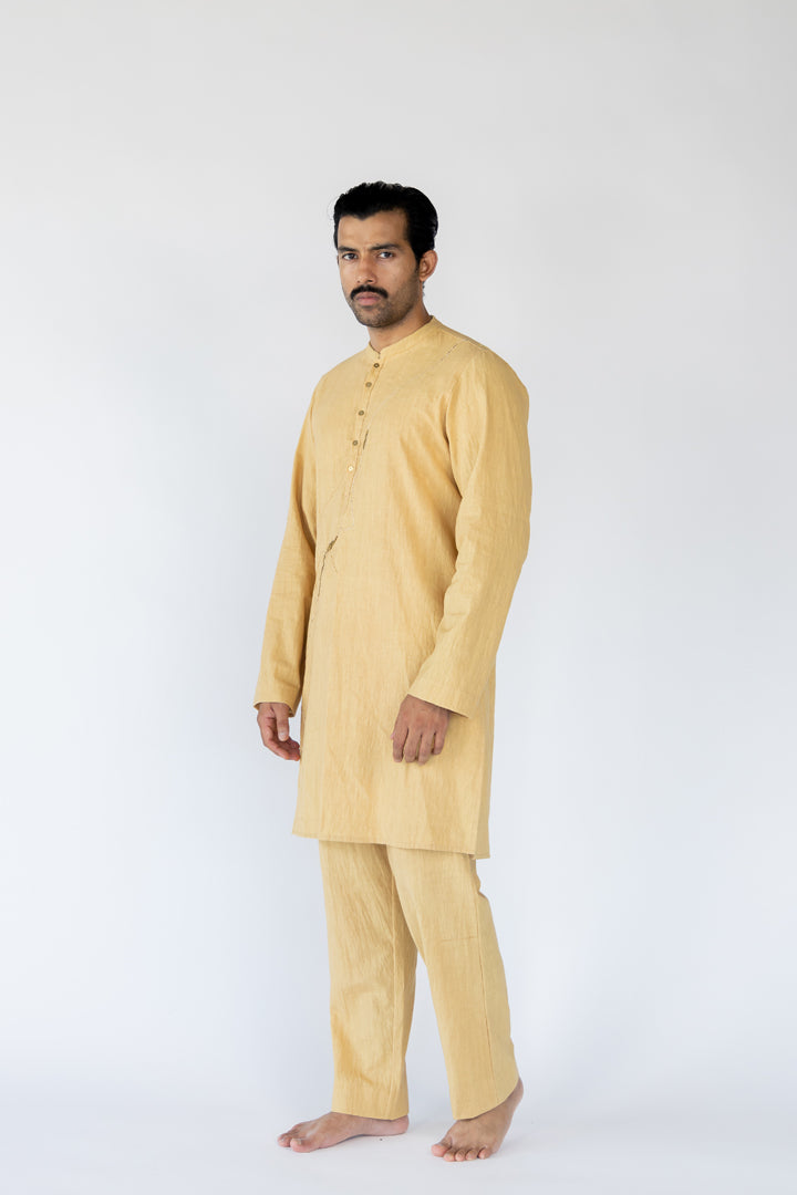 Mustard Botan Kurta Set (Set of 2)