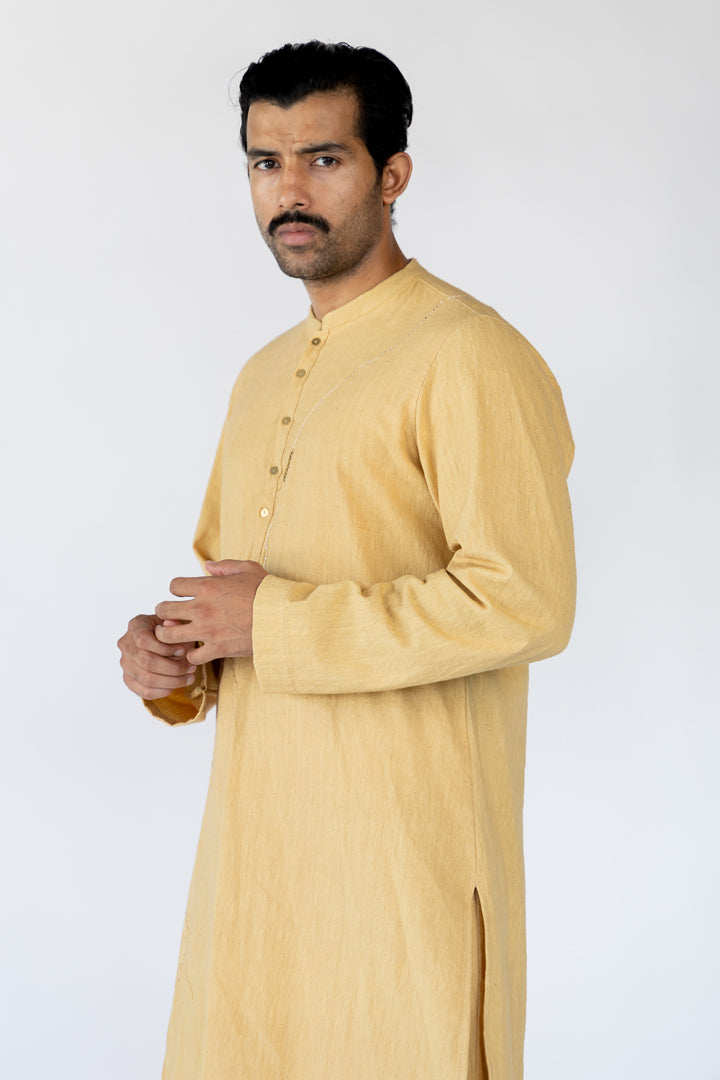 Mustard Botan Kurta Set (Set of 2)