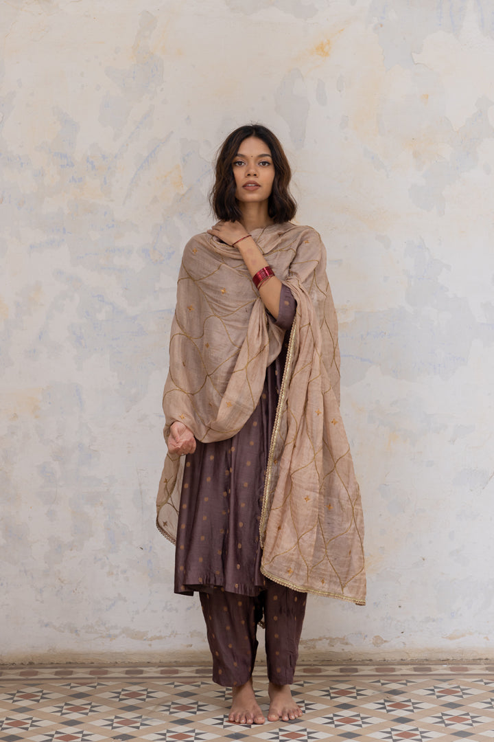 Brown Tara Kurta Set