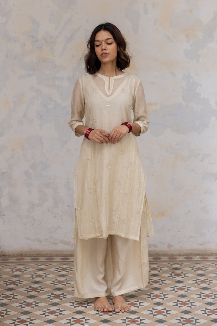 Ivory Rukmini Kurta Set