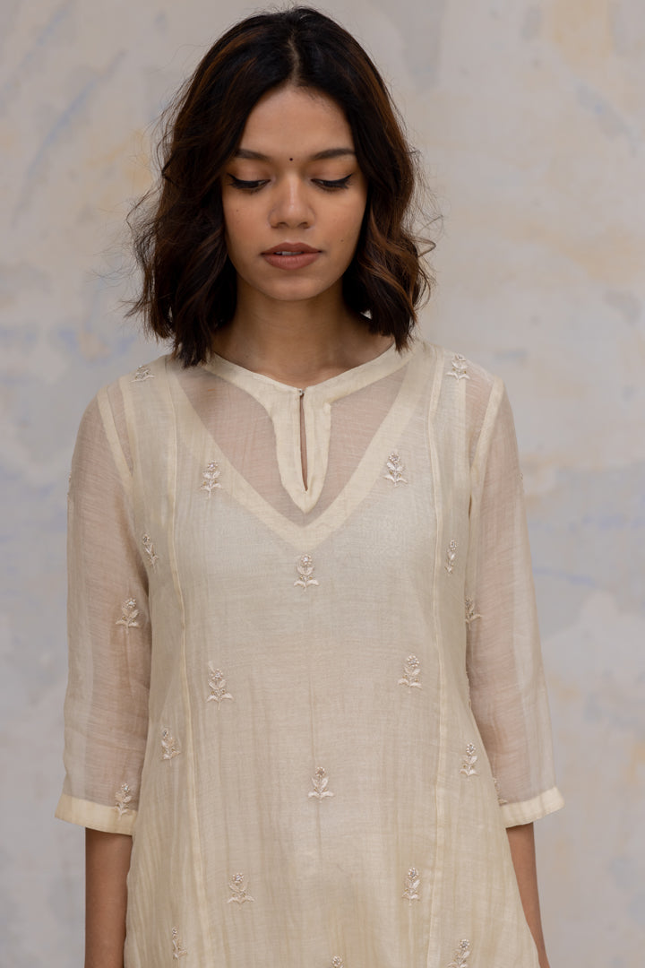 Ivory Rukmini Kurta Set