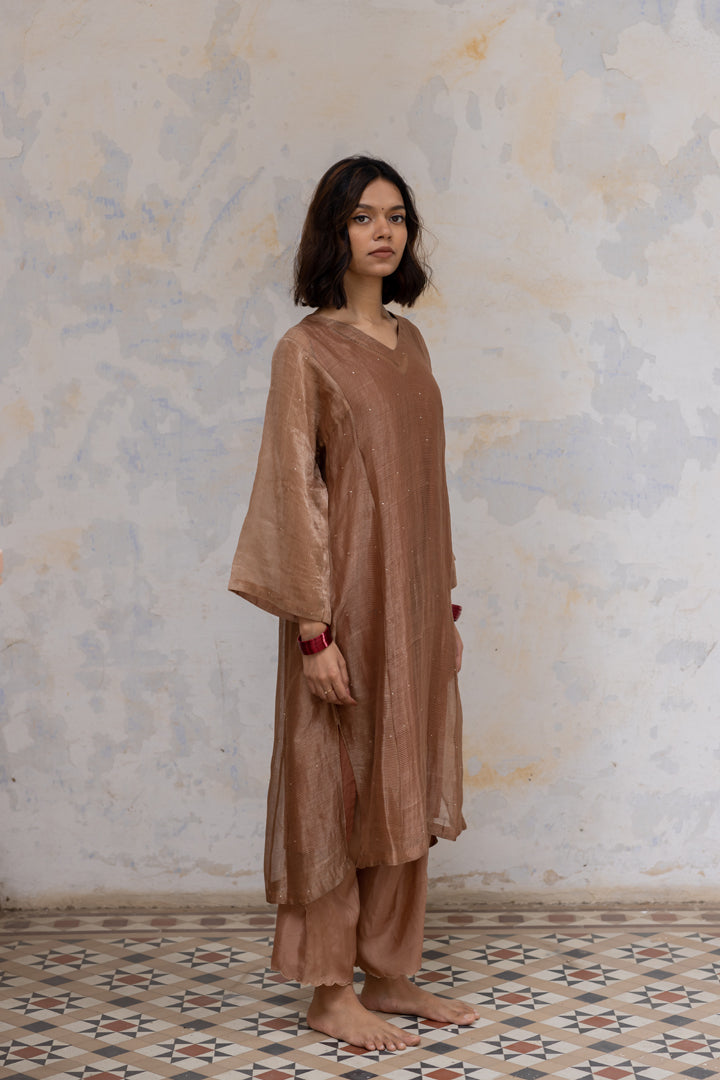 Brown Suniti Kurta Set