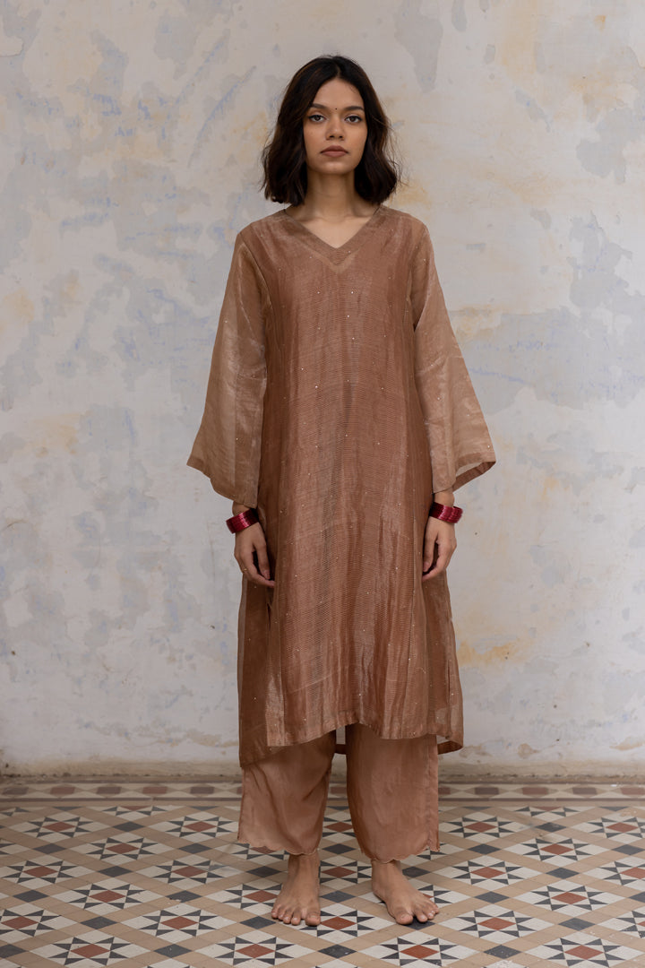 Brown Suniti Kurta Set