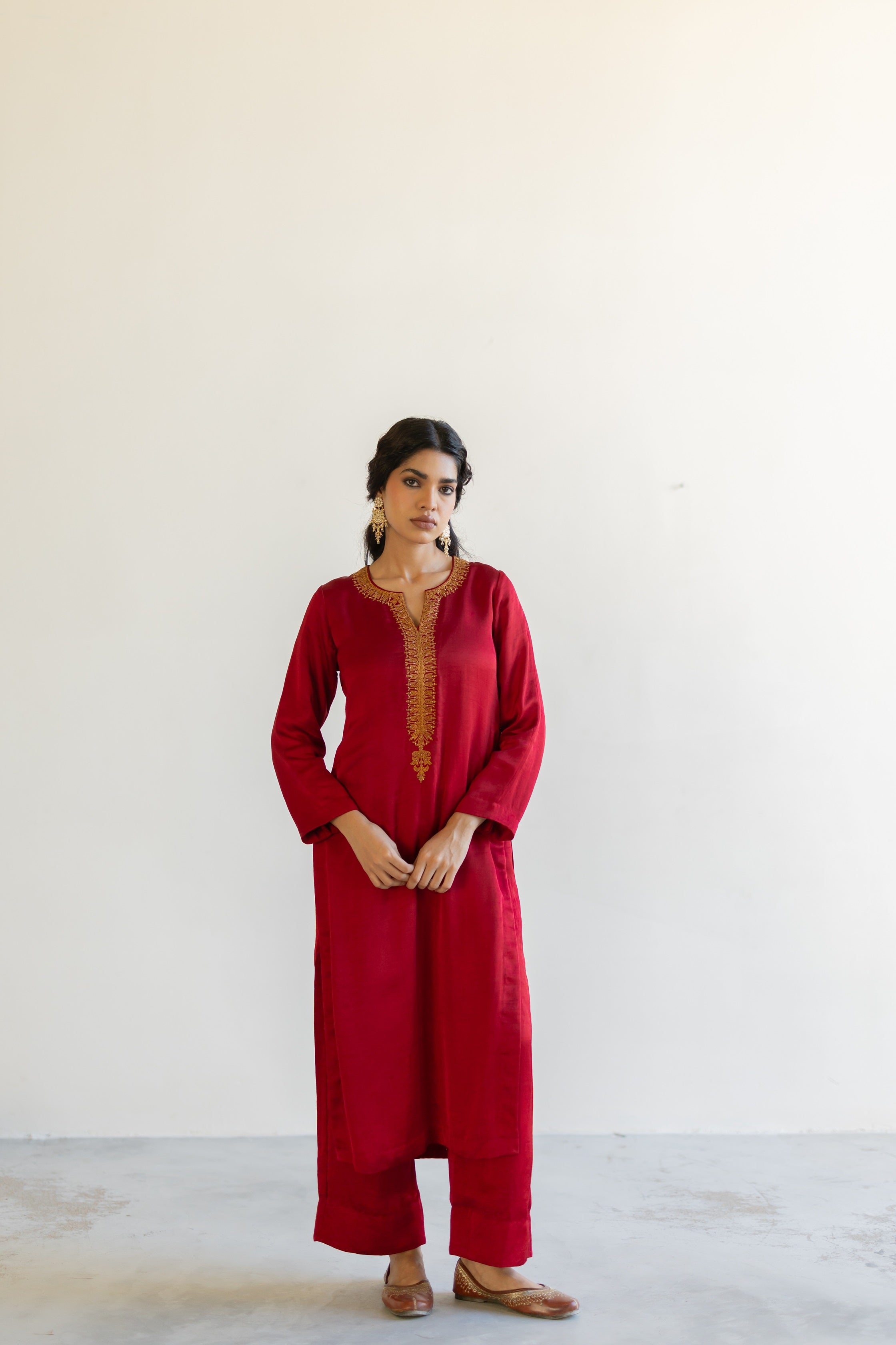 Red Ambar Kurta set