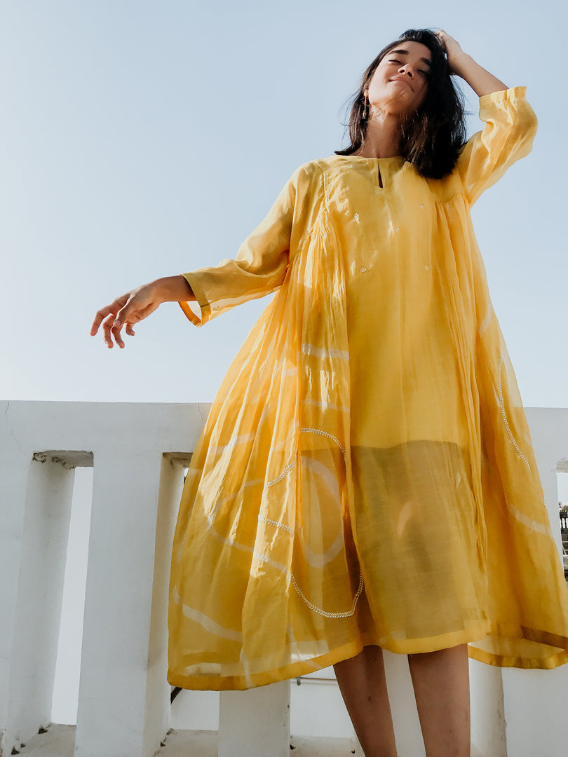 Sunny Yellow Ruzgar dress