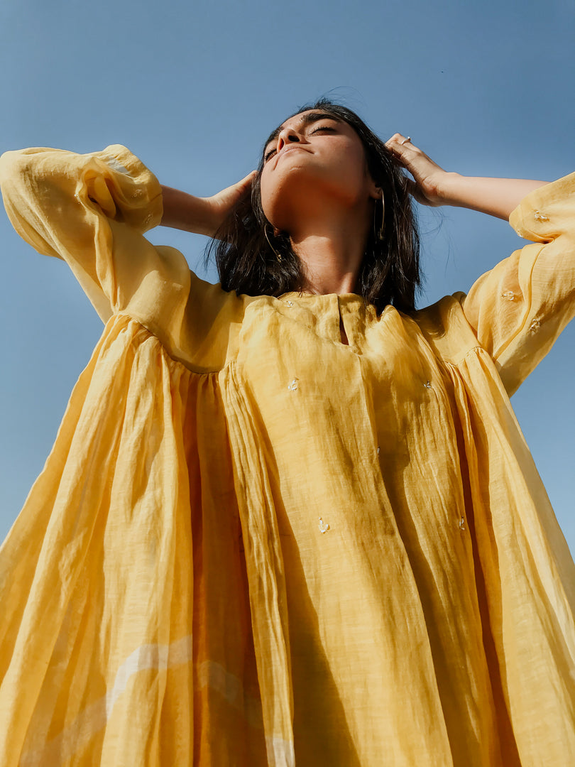 Sunny Yellow Ruzgar dress