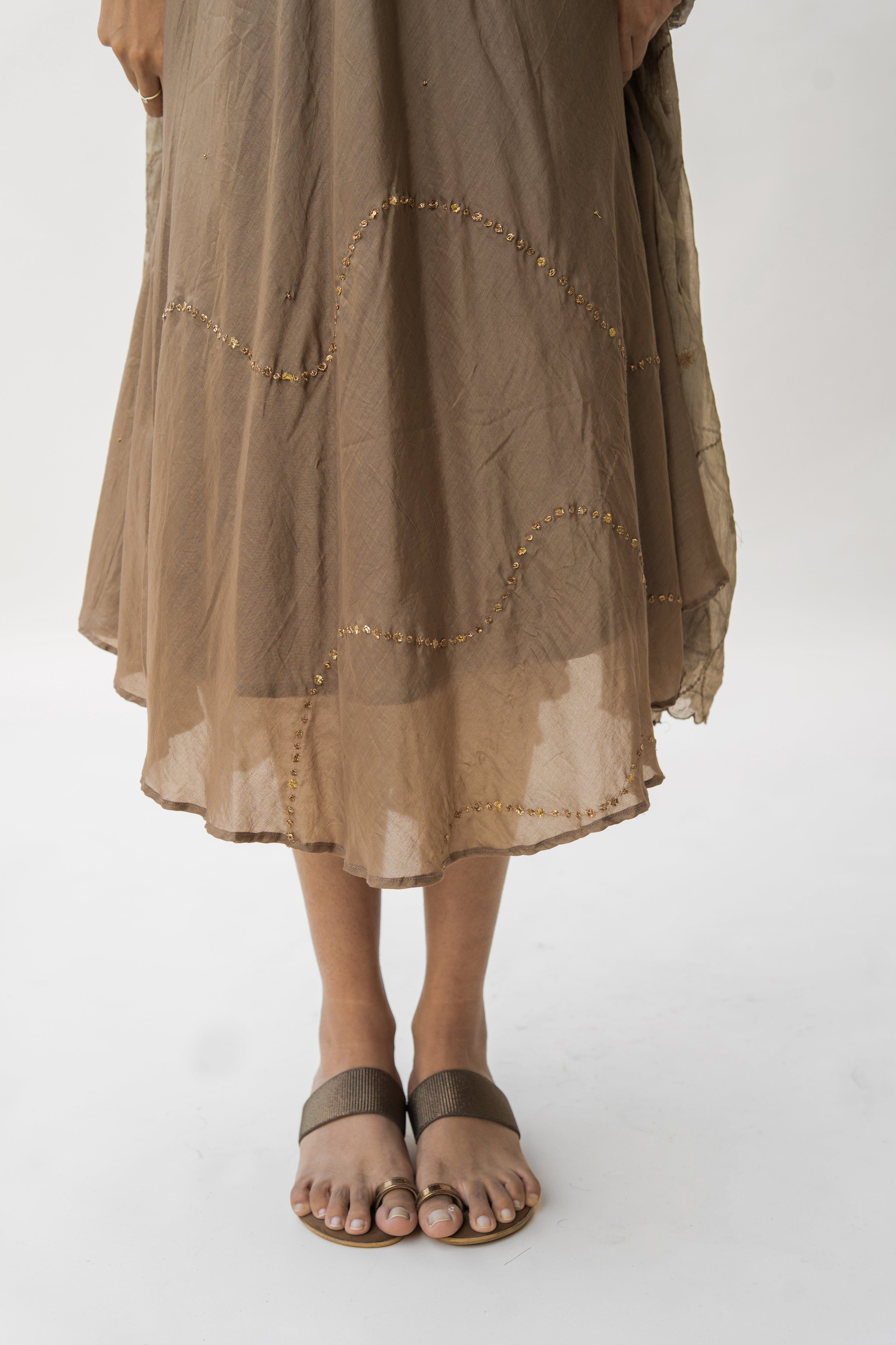 Vintage Brown Maheem Dress