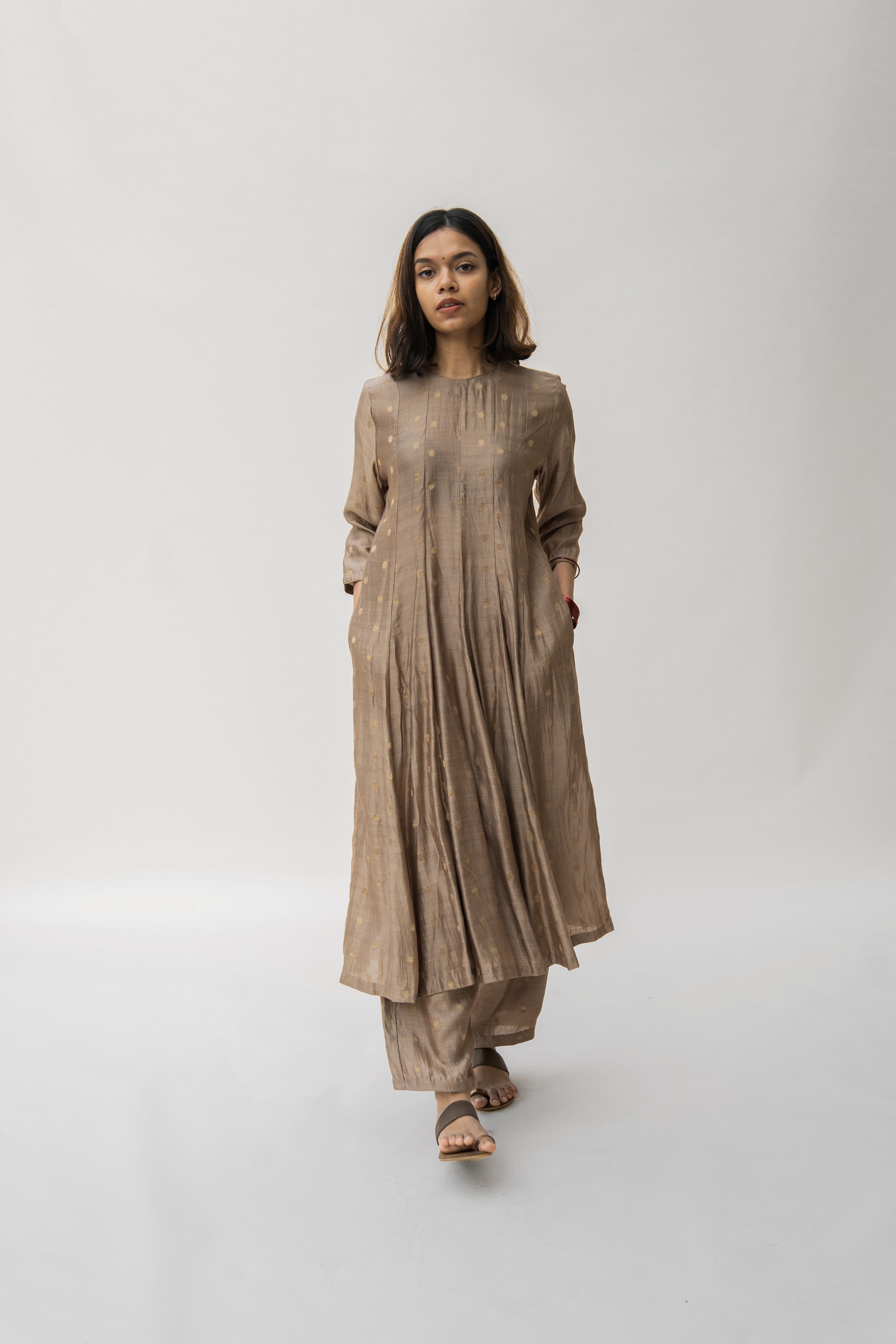 Vintage Brown Tara Kurta (set of 2)