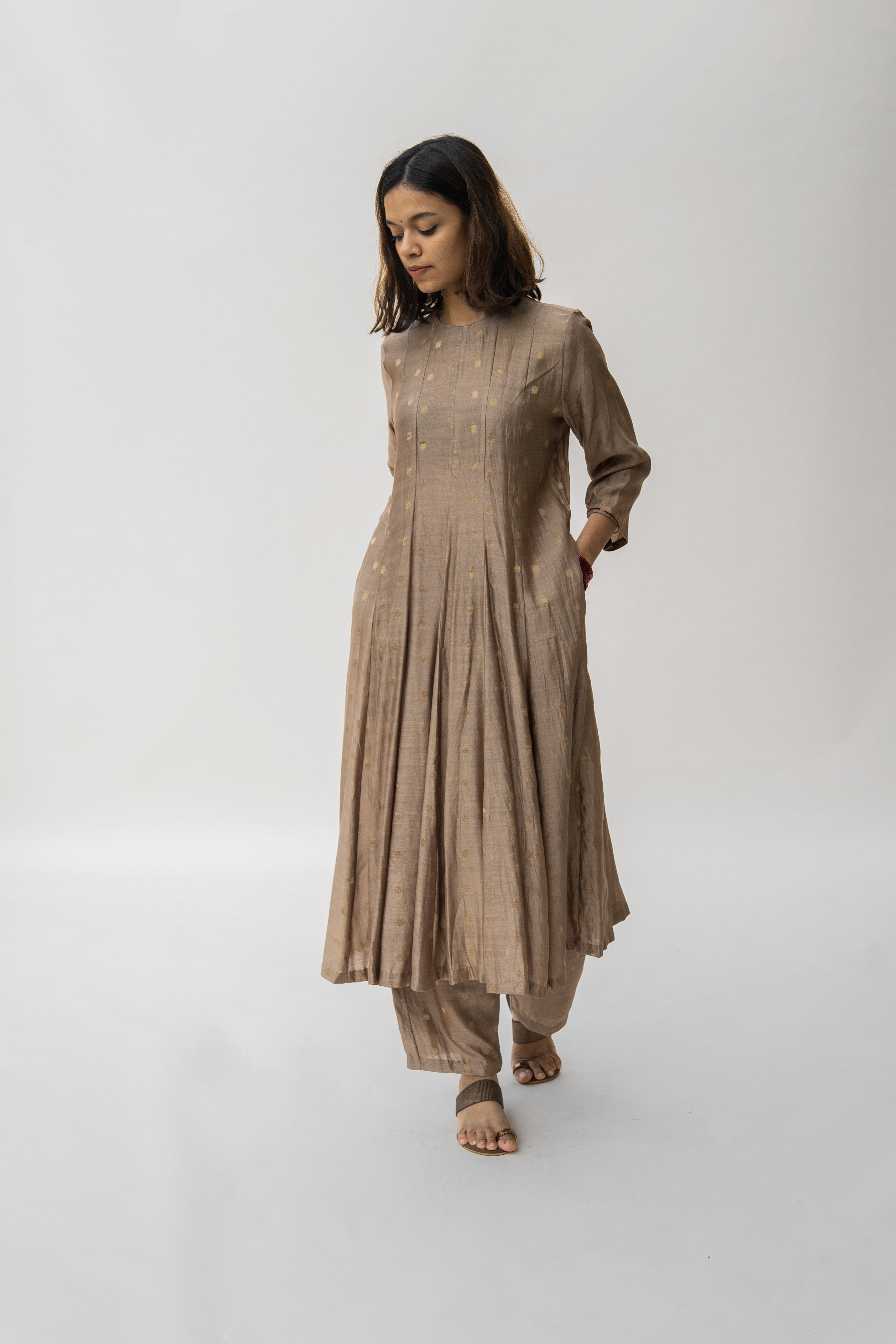 Vintage Brown Tara Kurta (set of 2)