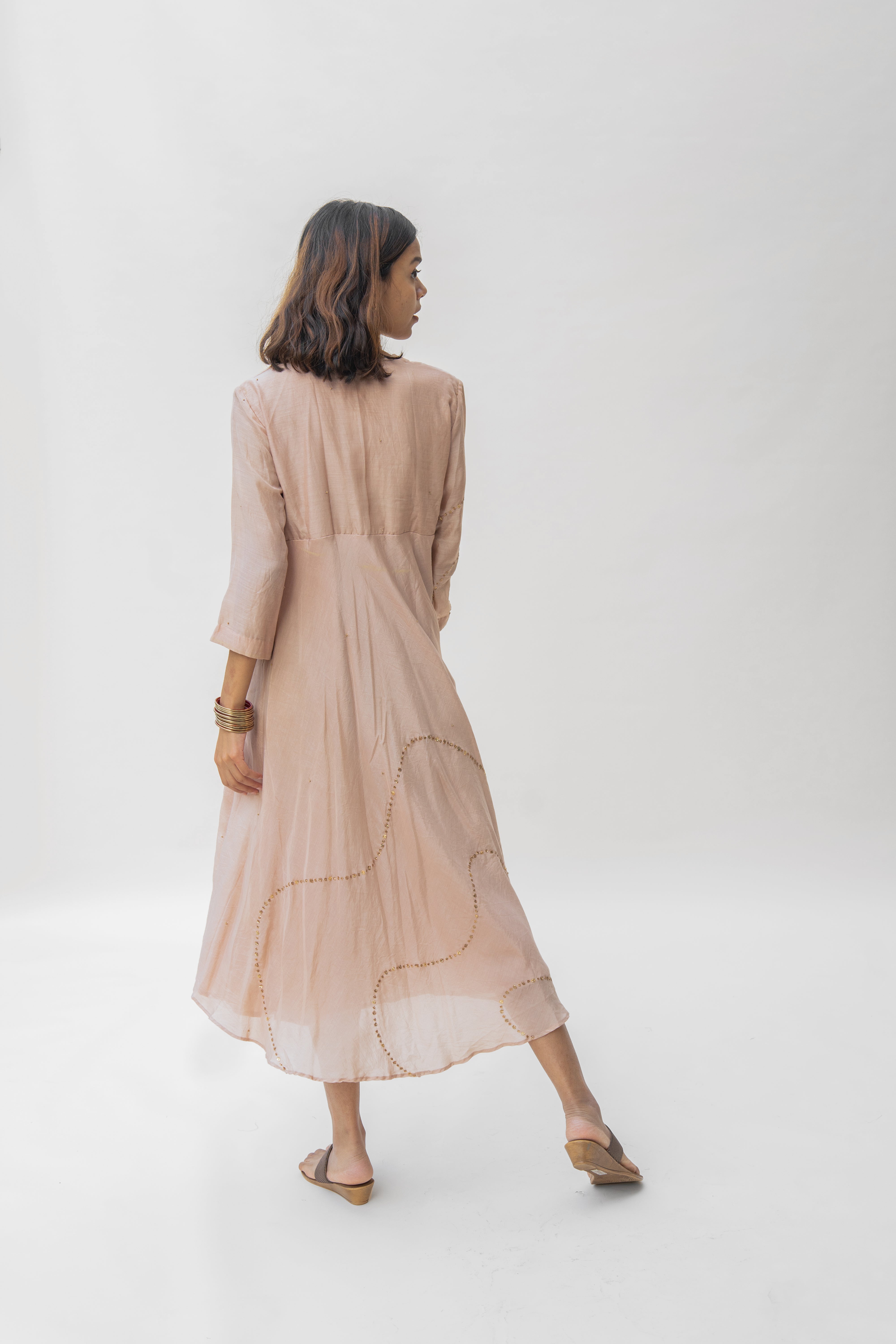 Baby Pink Maheem Dress