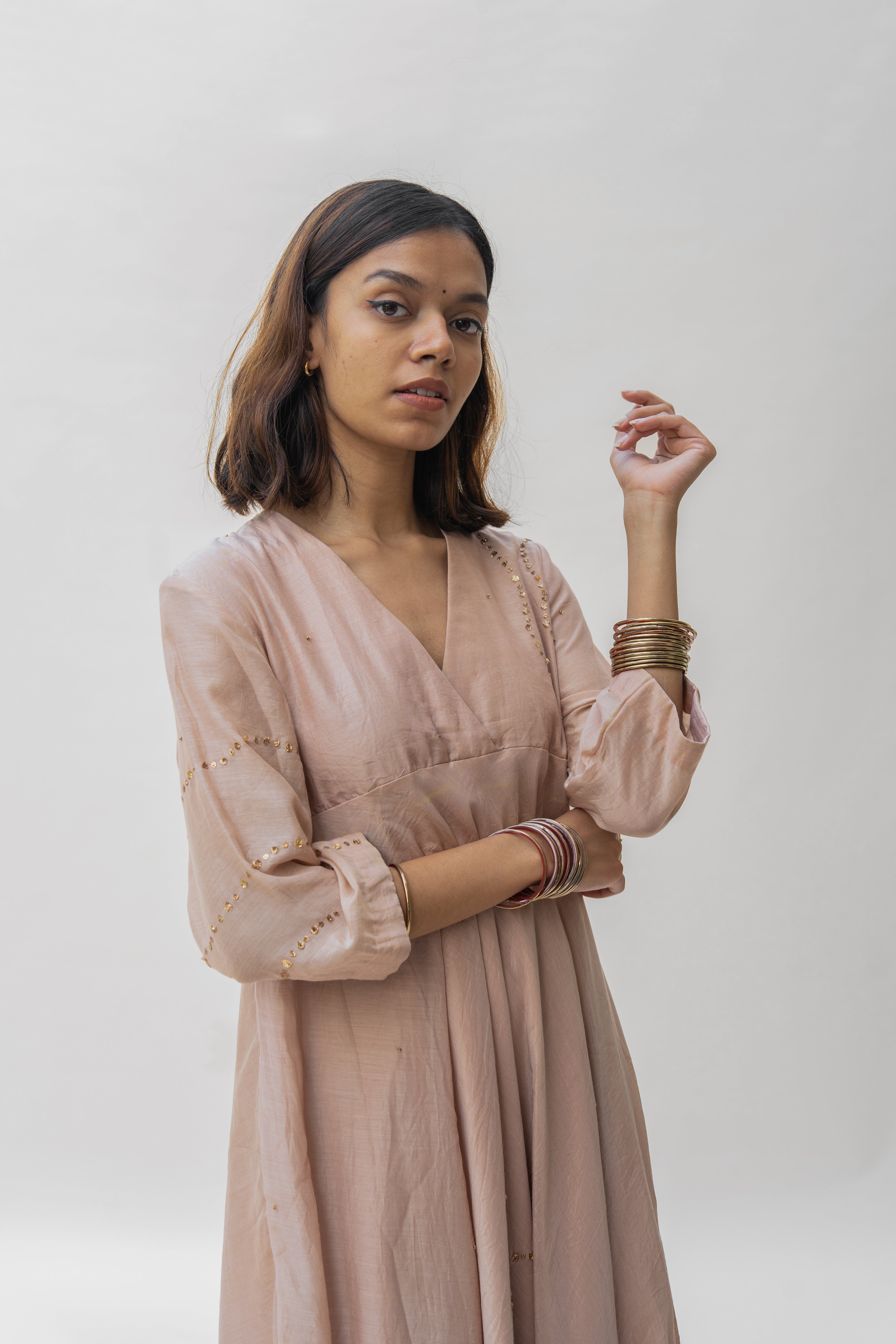 Baby Pink Maheem Dress