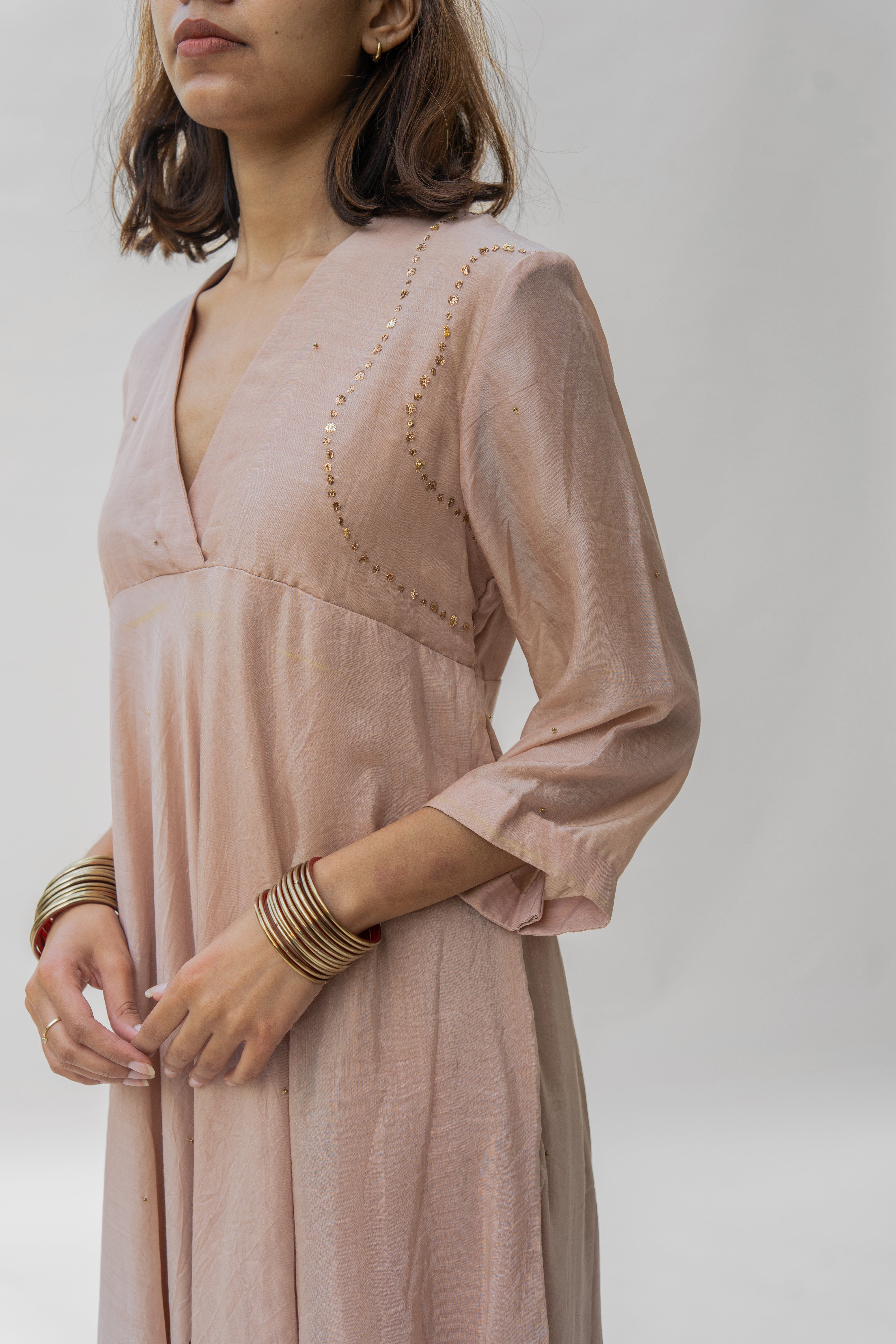 Baby Pink Maheem Dress