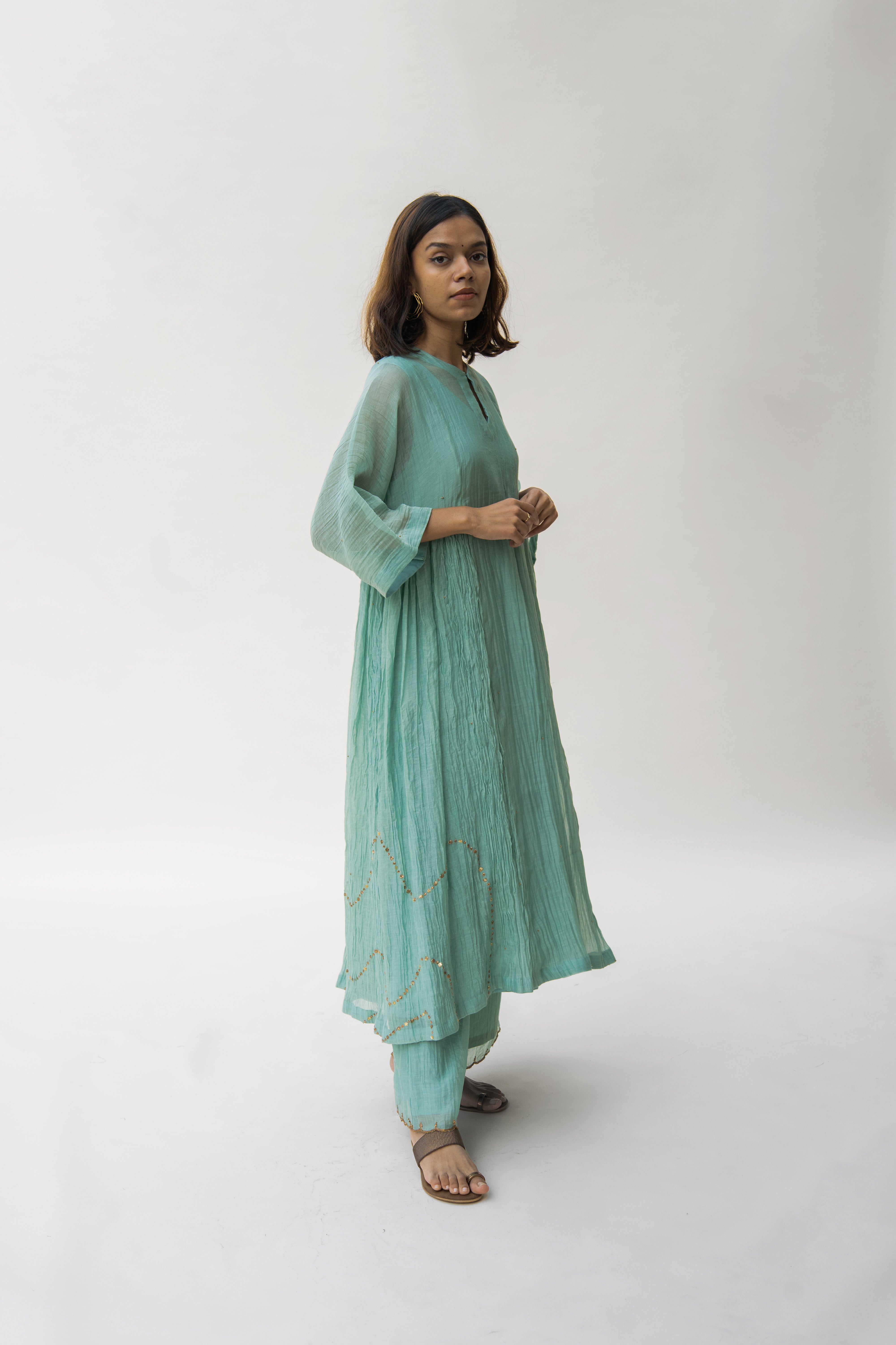 Sapphire Shabnam Kurta And Izaar (Set of 2)