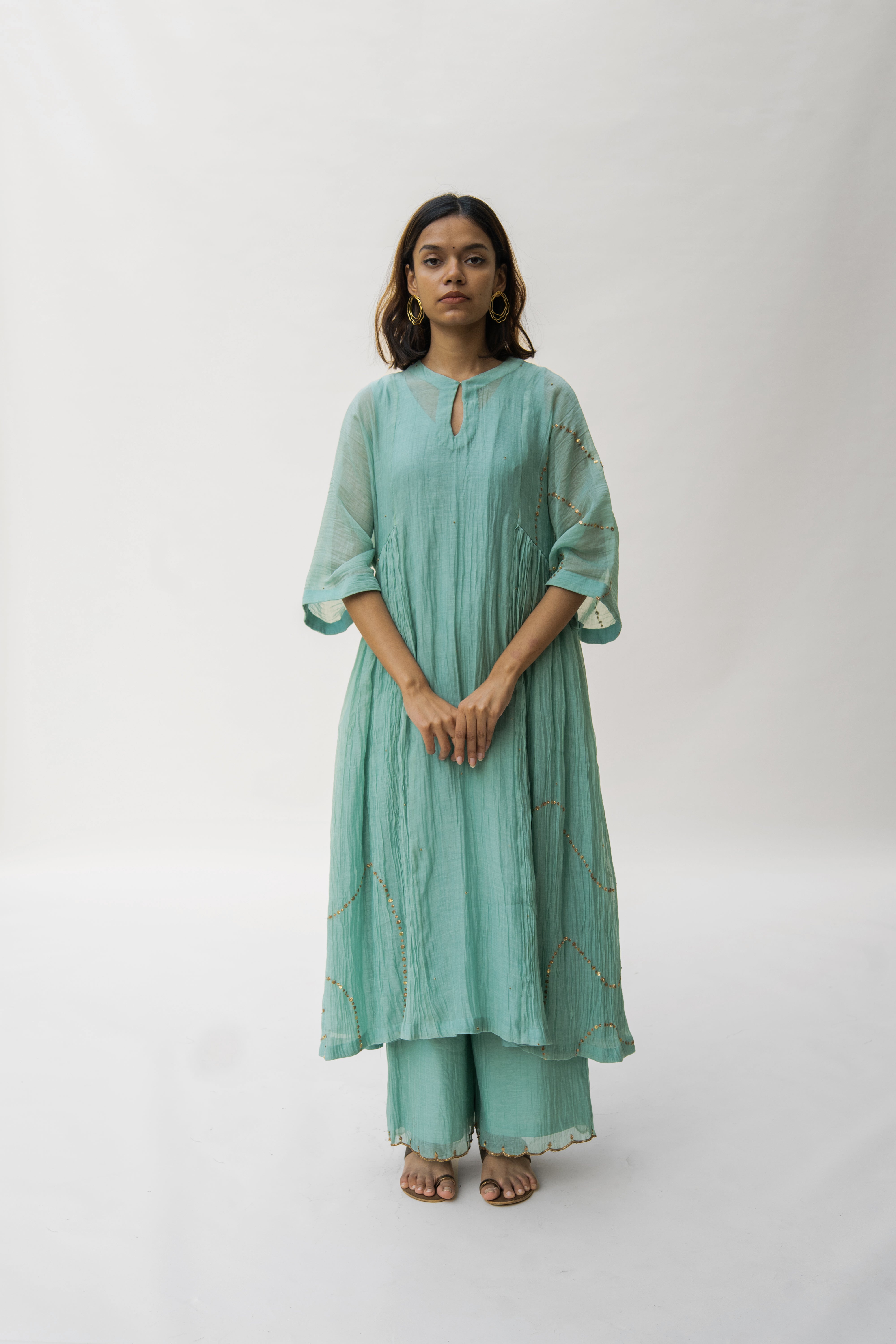 Sapphire Shabnam Kurta And Izaar (Set of 2)