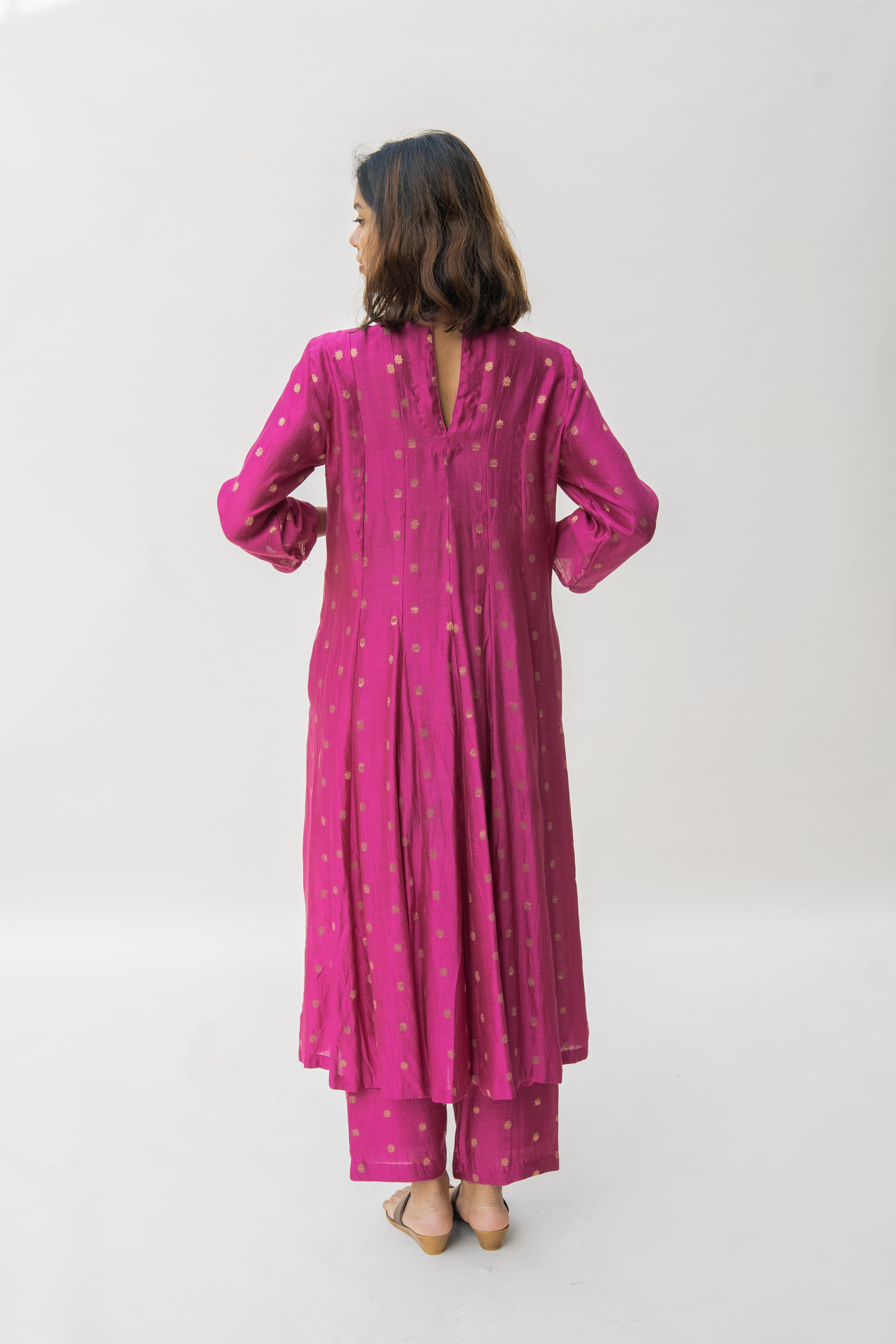 Magenta Tara Kurta  (set of 2)