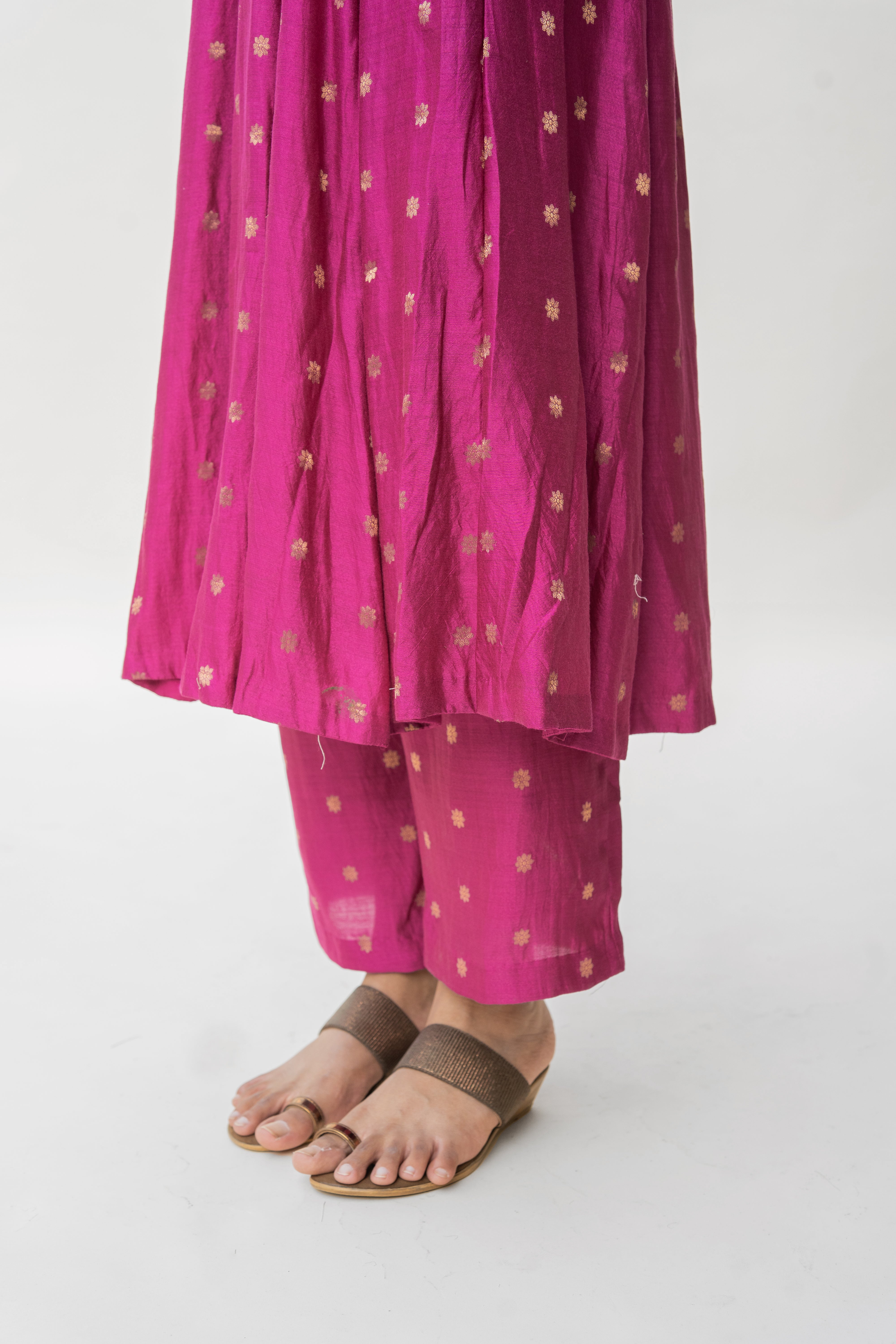 Magenta Tara Kurta  (set of 2)