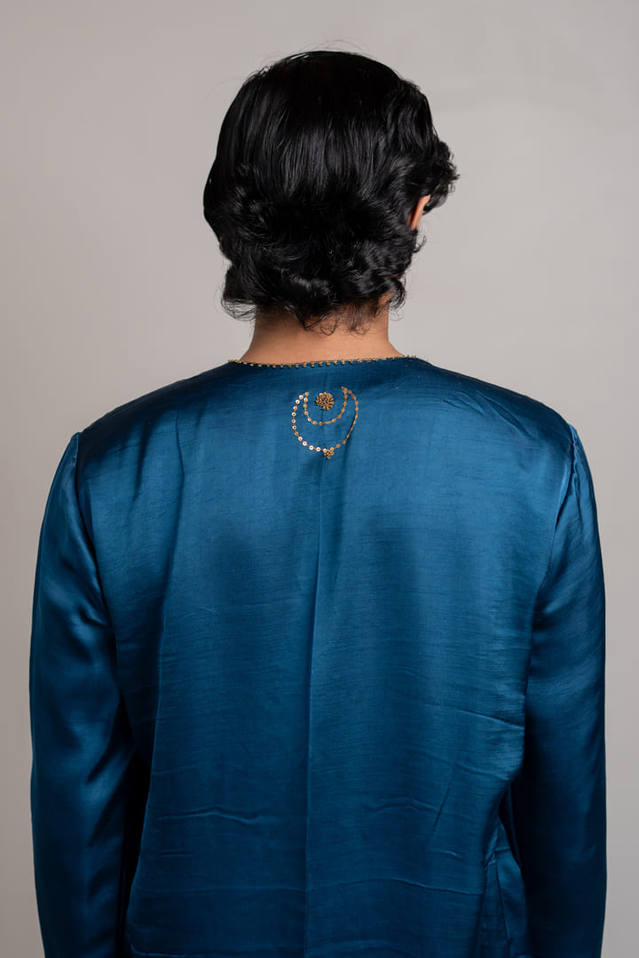 Nooran Kurta - Midnight Blue