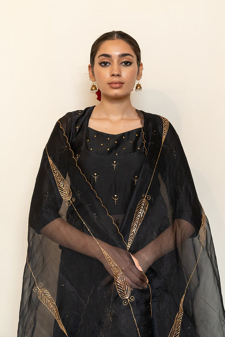 Heer Kanchadi Set - Black (Set Of 3)