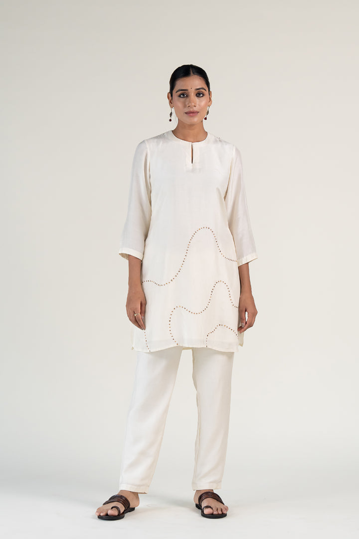 Ivory Mehr Kurta (set of 2)