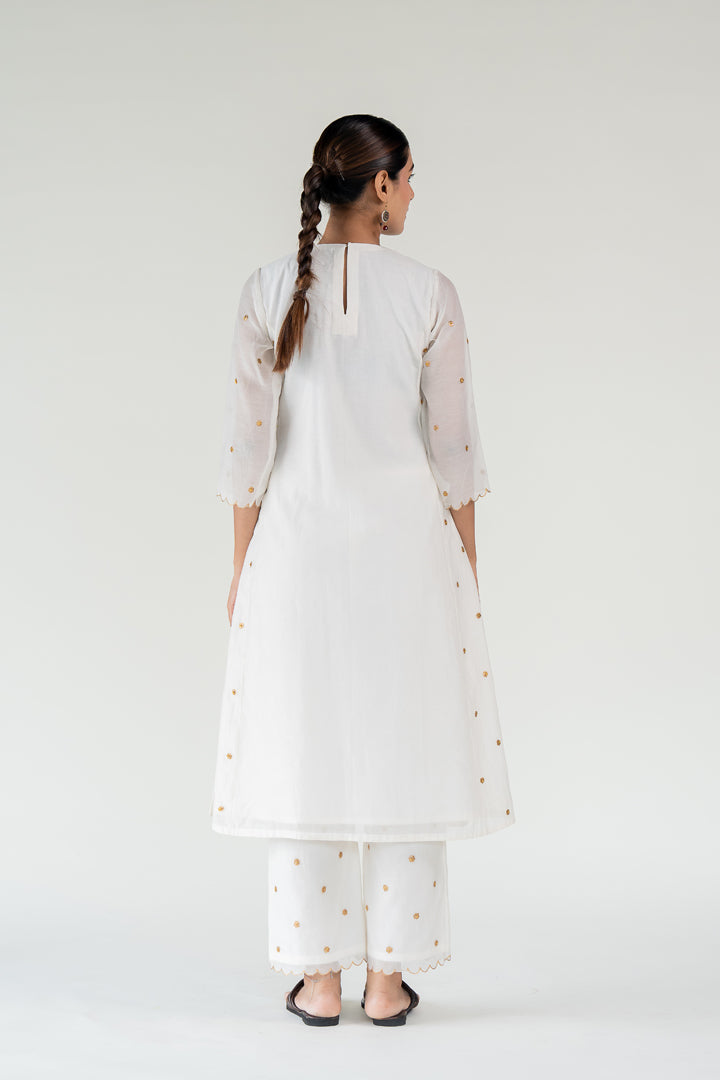 Ivory Fiza Kurta (set of 2)