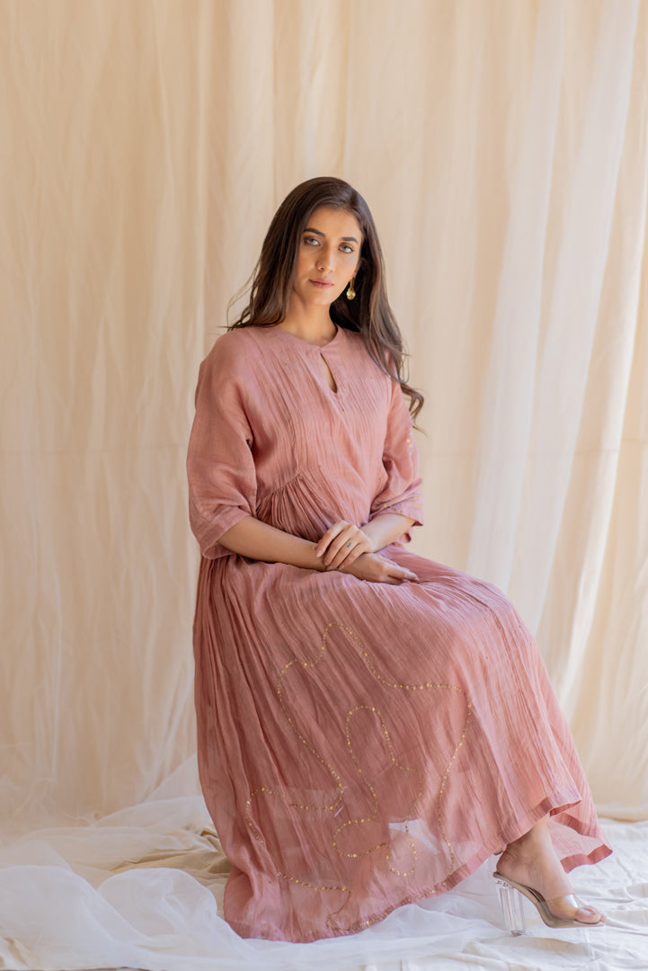 Blush Shabnam Kurta And Izaar (Set of 2)