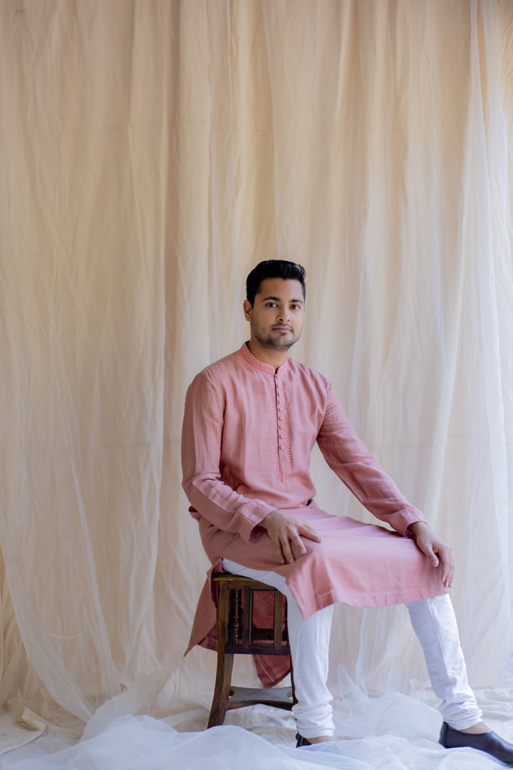 Blush Nawab Kurta